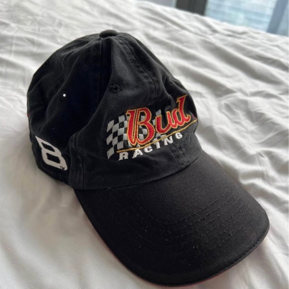 Vintage Bud Racing Cap *UNIQUE, SELLING ASAP*